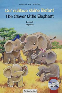 portada Der Schlaue Kleine Elefant: Kinderbuch Deutsch-Englisch mit Mehrsprachiger Audio-Cd