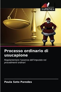 portada Processo ordinario di usucapione (en Italiano)