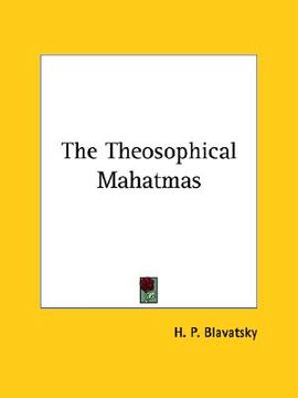 portada the theosophical mahatmas