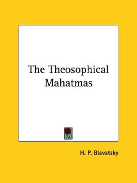 portada the theosophical mahatmas (in English)