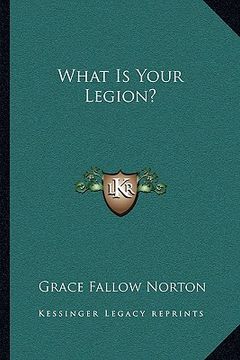 portada what is your legion? (en Inglés)