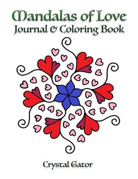 portada Mandalas of Love: Journal & Coloring Book (en Inglés)