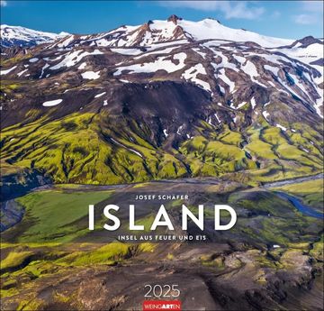 portada Island Kalender 2025 - Insel aus Feuer und eis