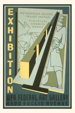 portada Vintage Journal Poster for WPA Art Exhibition (en Inglés)