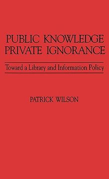 portada public knowledge, private ignorance