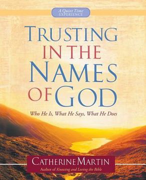 portada Trusting In The Names Of God - A Quiet Time Experience (en Inglés)