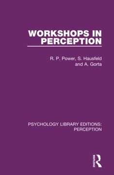 portada Workshops in Perception (en Inglés)