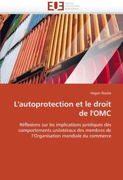 portada L'Autoprotection Et Le Droit de L'Omc