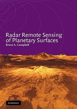portada Radar Remote Sensing of Planetary Surfaces Hardback (Topics in Remote Sensing) (en Inglés)