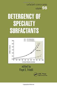 portada Detergency of Specialty Surfactants (Surfactant Science) (en Inglés)