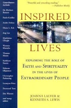 portada inspired lives: exploring the role of faith and spirituality in the lives of extraordinary people (en Inglés)