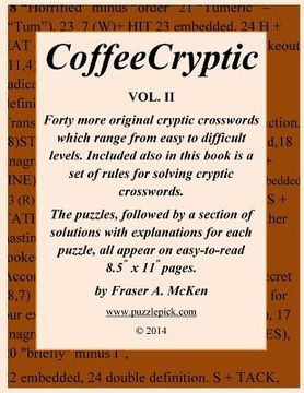 portada CoffeeCryptic Vol. II (en Inglés)