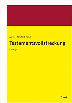 portada Testamentsvollstreckung (en Alemán)