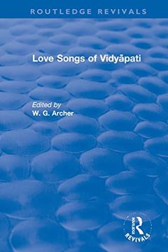 portada Love Songs of Vidyāpati (Routledge Revivals) (en Inglés)