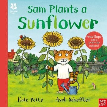 portada National Trust: Sam Plants a Sunflower (Axel Scheffler National Trust Planting Books) (en Inglés)