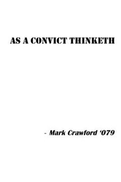 portada As a Convict Thinketh (in English)