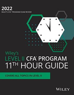 portada Wiley'S Level ii cfa Program 11Th Hour Final Review Study Guide 2022 