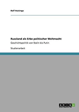 portada Russland als Erbe politischer Weltmacht (German Edition)