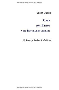 portada Über das Ethos von Intellektuellen: Philosophische Aufsätze (en Alemán)