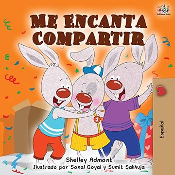 portada Me Encanta Compartir: I Love to Share - Spanish Edition (Spanish Bedtime Collection) (in Spanish)