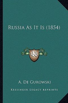 portada russia as it is (1854) (en Inglés)