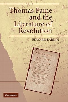 portada Thomas Paine and the Literature of Revolution (en Inglés)