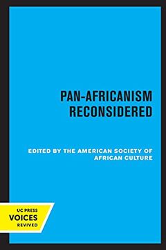 portada Pan-Africanism Reconsidered (en Inglés)