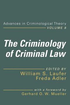 portada the criminology of criminal law