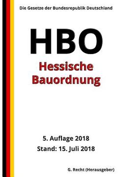 portada Hessische Bauordnung - HBO, 5. Auflage 2018
