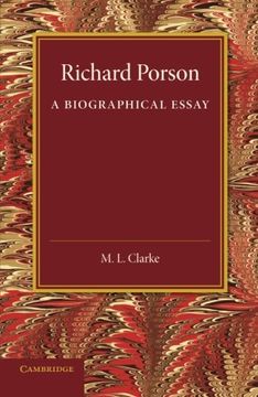 portada Richard Porson: A Biographical Essay 