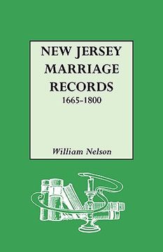 portada new jersey marriage records, 1665-1800 (in English)