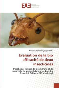 portada Evaluation de la bio efficacité de deux insecticides (en Francés)