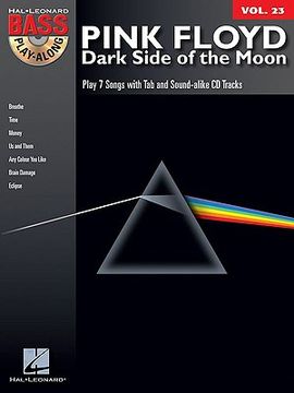 Pink Floyd - Dark Side of the Moon Bass Play-Along Volume 23 Book (in English)