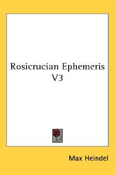 portada rosicrucian ephemeris v3