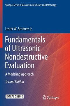 portada Fundamentals of Ultrasonic Nondestructive Evaluation: A Modeling Approach (en Inglés)
