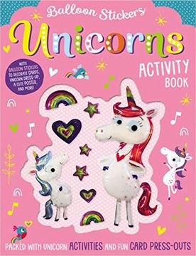 portada Unicorns Activity Book (Balloon Stickers) (en Inglés)