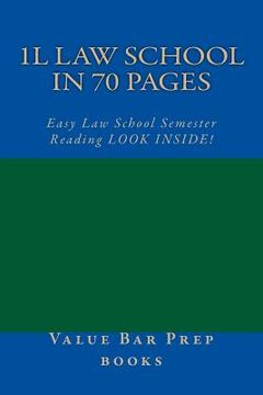 portada 1L Law School In 70 Pages: Easy Law School Semester Reading LOOK INSIDE! (en Inglés)