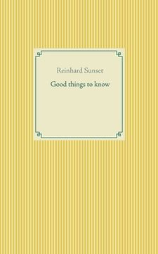 portada Good Things to Know (Bluebuds (1)) [Soft Cover ] (in English)
