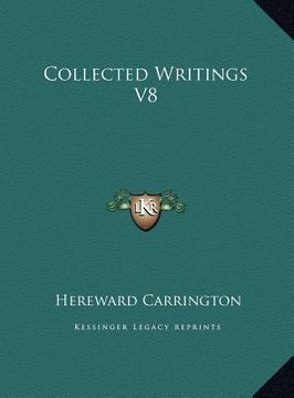 portada collected writings v8 (en Inglés)