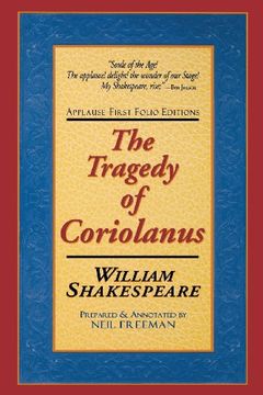 portada the tragedie of coriolanus: applause first folio editions (in English)