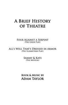 portada a brief history of theatre (in English)