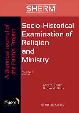 portada Socio-Historical Examination of Religion and Ministry, Volume 1, Issue 2