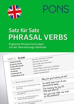 portada Pons Satz für Satz Phrasal Verbs: Englische Phrasal Verbs Üben mit der Übersetzungs-Methode