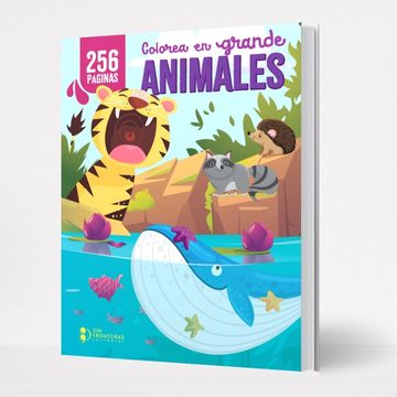 portada Colorea en Grande Animales (in Spanish)