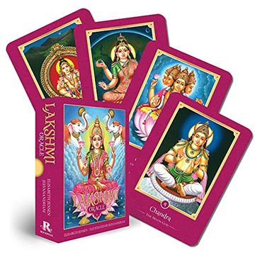 portada Lakshmi Blessings Oracle: 36 Gilded-Edge Full-Color Cards and 128-Page Book (en Inglés)