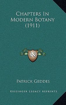portada chapters in modern botany (1911) (en Inglés)