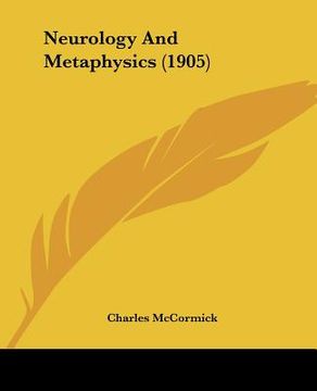 portada neurology and metaphysics (1905) (en Inglés)