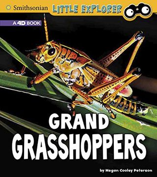 portada Grand Grasshoppers: A 4d Book (Smithsonian Little Explorer: Little Entomologist: A 4d Book) (en Inglés)