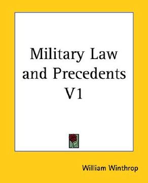 portada military law and precedents v1 (en Inglés)