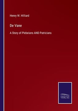 portada De Vane: A Story of Plebeians AND Patricians (en Inglés)